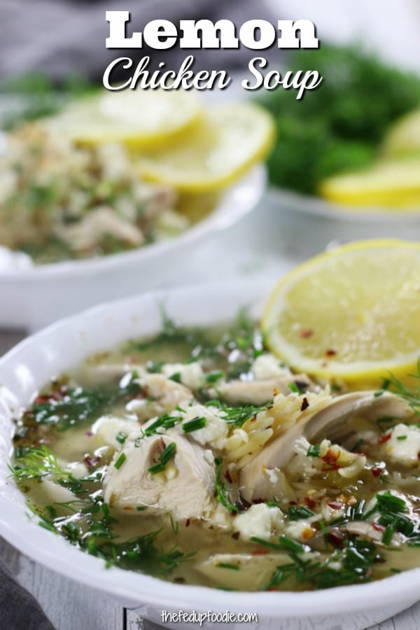 My Absolute favorite soup! Lemon Chicken Soup is a savory and comforting family friendly meal that even picky kiddos love. With orzo and the flavors of Greece, this easy meal will brighten a chilly day.
#LemonChickenSoup #ChickenSoup
https://www.thefedupfoodie.com