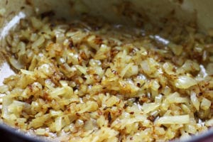 Caramelized Onions for Tomato Basil Soup