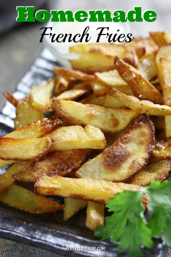 Crispy oven baked Homemade French fries recipe. Learn the secrets to perfectly seasoned and completely addictive fries. Made with simple, quality ingredients. So good! My family loves these!
#BakedFrenchFries #FrenchFryRecipe #CrispyBakedFries
https://www.thefedupfoodie.com