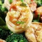 Up close picture of Shrimp & Broccoli Stir Fry .