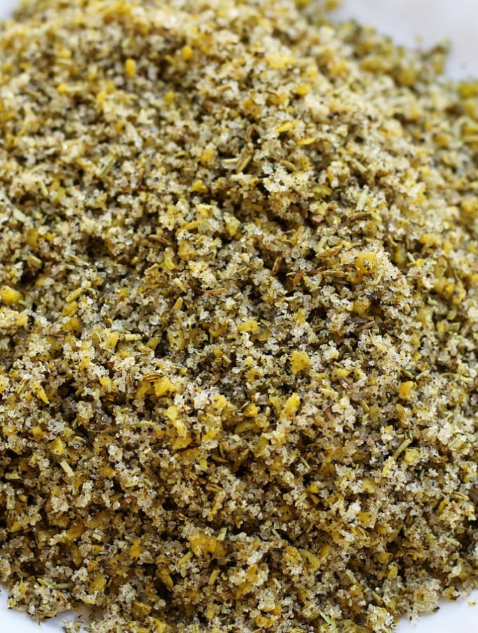 Up close photo of Italian Roast Beef Rub.