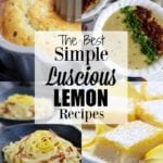 Luscious Lemon Recipes collage