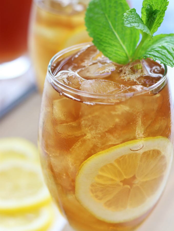 Glass full of iced tea from How To Make Iced Tea Post.