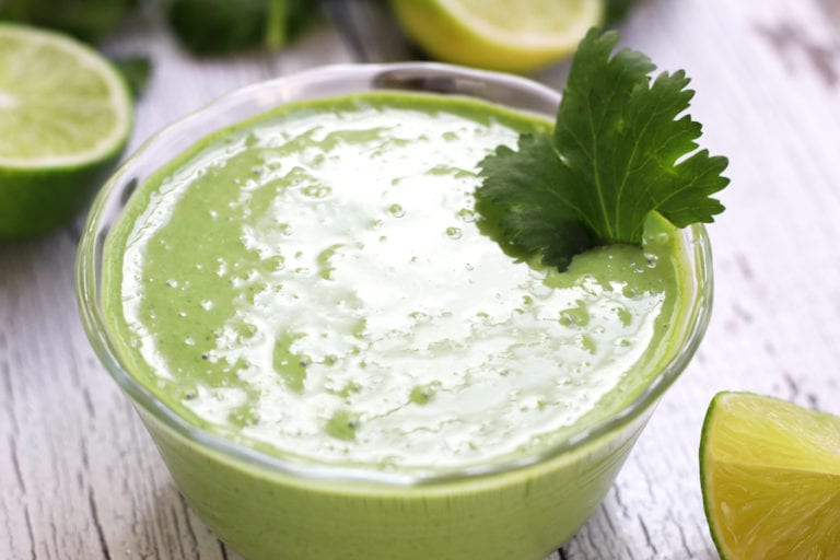 How To Make The Best Cilantro Garlic Sauce The Fed Up Foodie