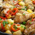 Up close photo of Mom's Family Style Sweet and Sour Chicken.