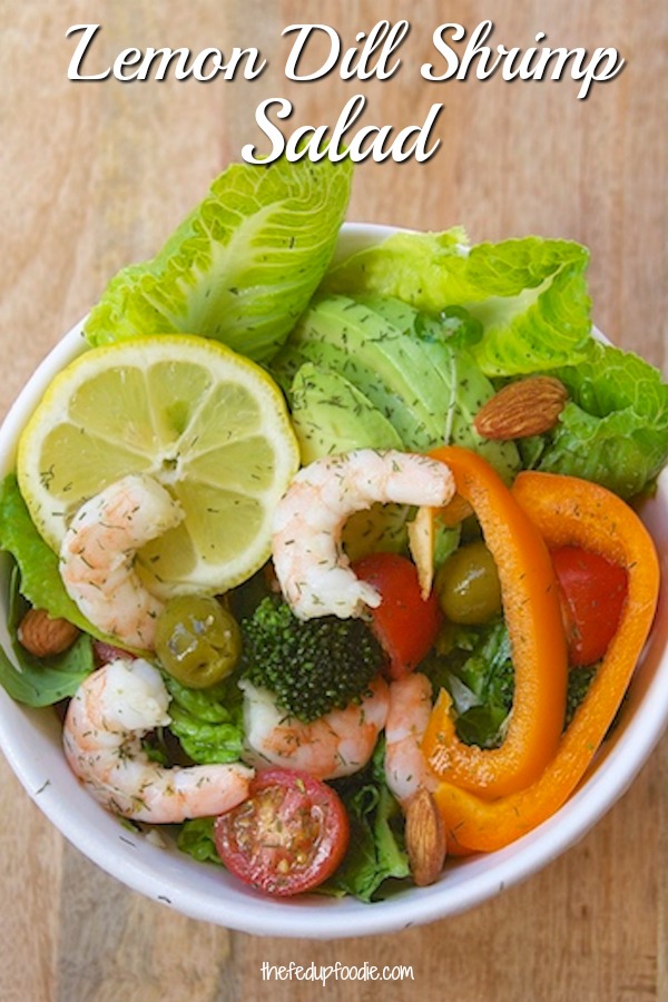 How To Make Satisfying Lemon Dill Shrimp- The Fed Up Foodie