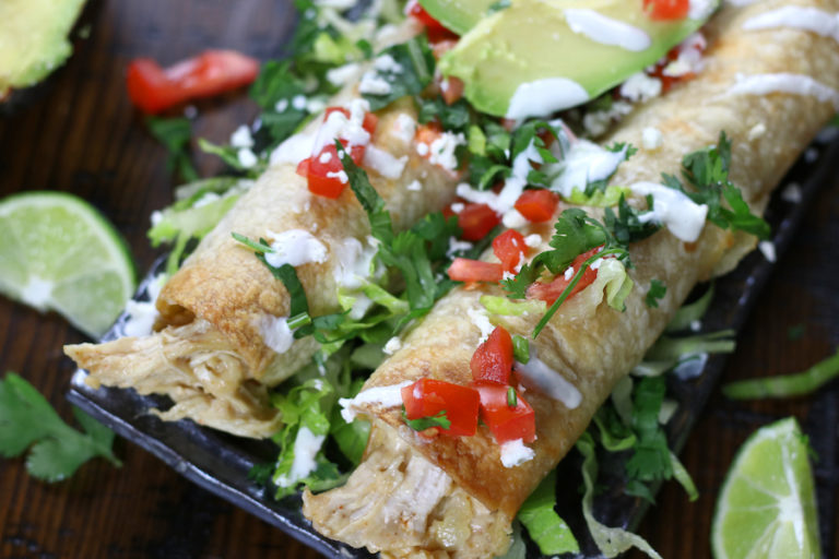 How To Make Family Favorite Baked Chicken Flautas
