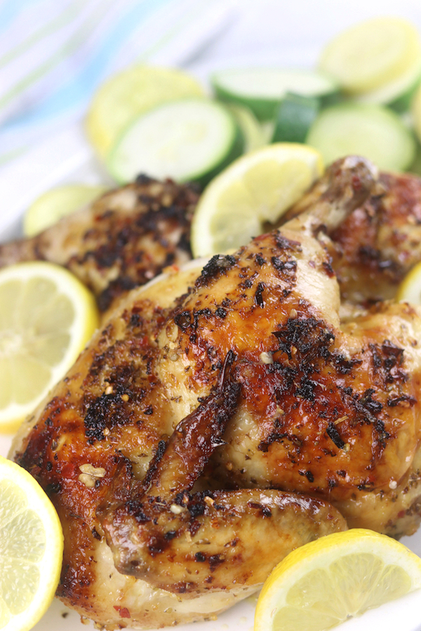 Roasted chicken from Easy Greek Chicken Marinade.