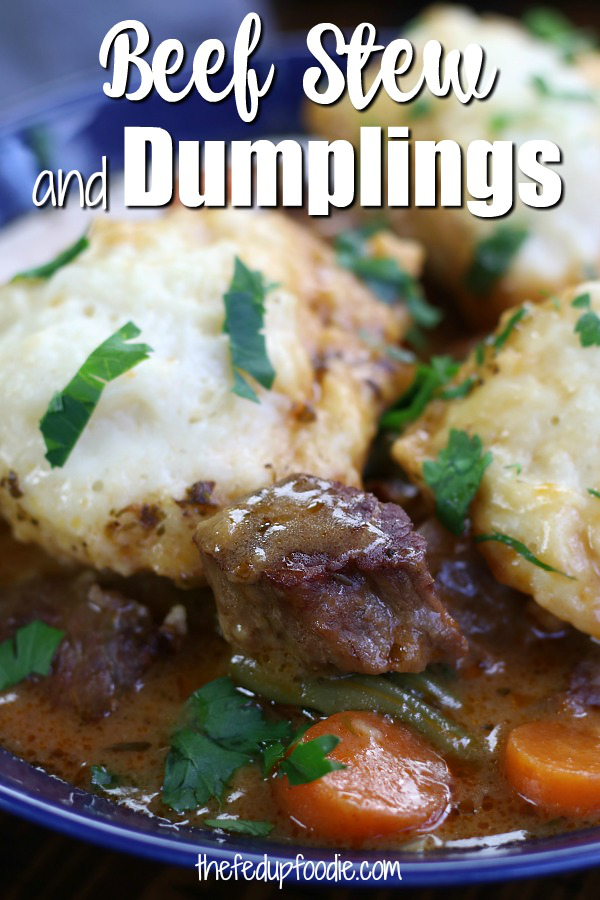 This Beef and Dumplings recipe is for the dumpling lovers! Hearty beef stew with large fluffy homemade dumplings comes together in just a little over 90 mins. Comforting, flavorful and easy to make.
#BeefAndDumplings #BeefStewWithDumplings #HowToMakeDumplings
https://www.thefedupfoodie.com