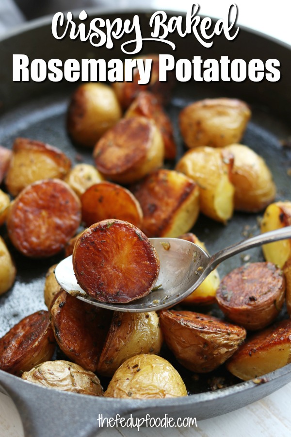 This recipe creates perfect Crispy Baked Rosemary Potatoes that are tender on the inside and full of flavor? These are the Best baked potatoes!
#BakedPotatoes #CrispyBakedPotatoes #BestBakedPotatoes #HowToMakeCrispyBakedPotatoes
https://www.thefedupfoodie.com