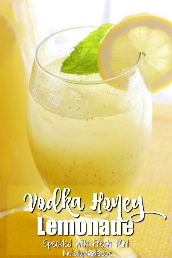 Vodka Honey Lemonade Pinterest Image