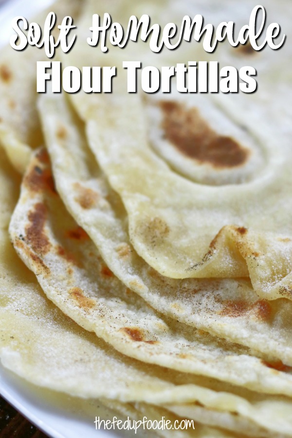 This recipe creates the best Homemade Flour tortillas that are soft and flavorful. Made with a healthy oil, use these Tortillas as bread, alongside any classic Mexican dish or as a snack. They are just so delicious!
#FlourTortillaRecipe #FlourTortillas #HomemadeFlourTortillas #SoftFlourTortillas
https://www.thefedupfoodie.com