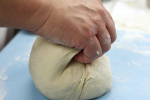Kneading Dough for Flour Tortillas