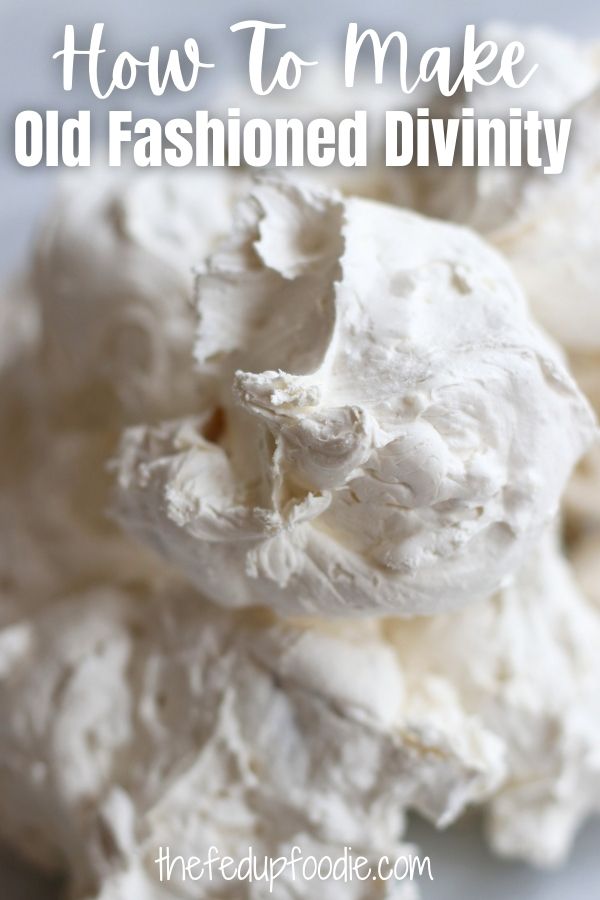 Homemade Divinity Candy is one of the most divine Holiday treats around. Made with simple ingredients, this old-fashioned candy has a nougat like consistency with a rich vanilla flavor.
#DivinityCandy #Divinity #DivinityCandyRecipe #OldFashionedDivinityCandy #HolidayCandyRecipes 