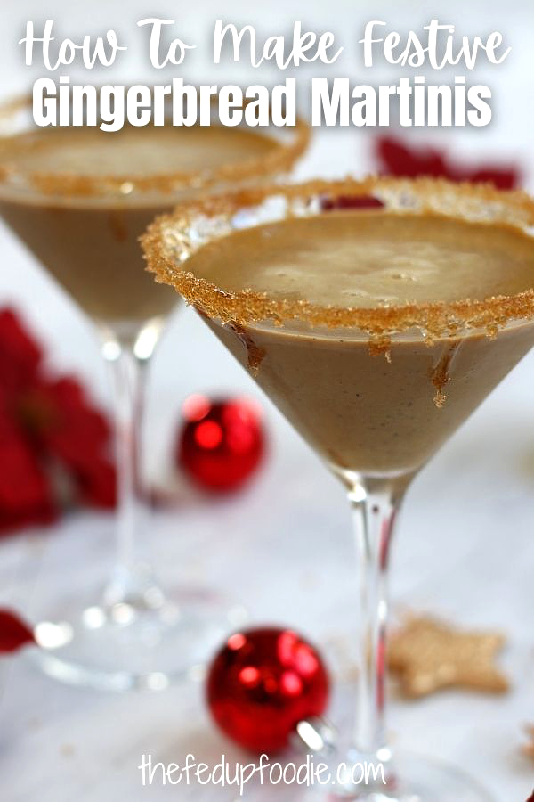 Creamy, spiced and not overly sweet, this Gingerbread Martini tastes jut like eating a gingerbread cookie. The secret to this Christmas Cocktail being so luxurious is the homemade gingerbread syrup. Such an easy way to bring a festive spirit.
#GingerbreadMartini #GingerbreadMartiniRecipe #GingerbreadMartiniEasy #ChristmasMartiniRecipes #XmasCocktails #HolidayMartiniRecipes 