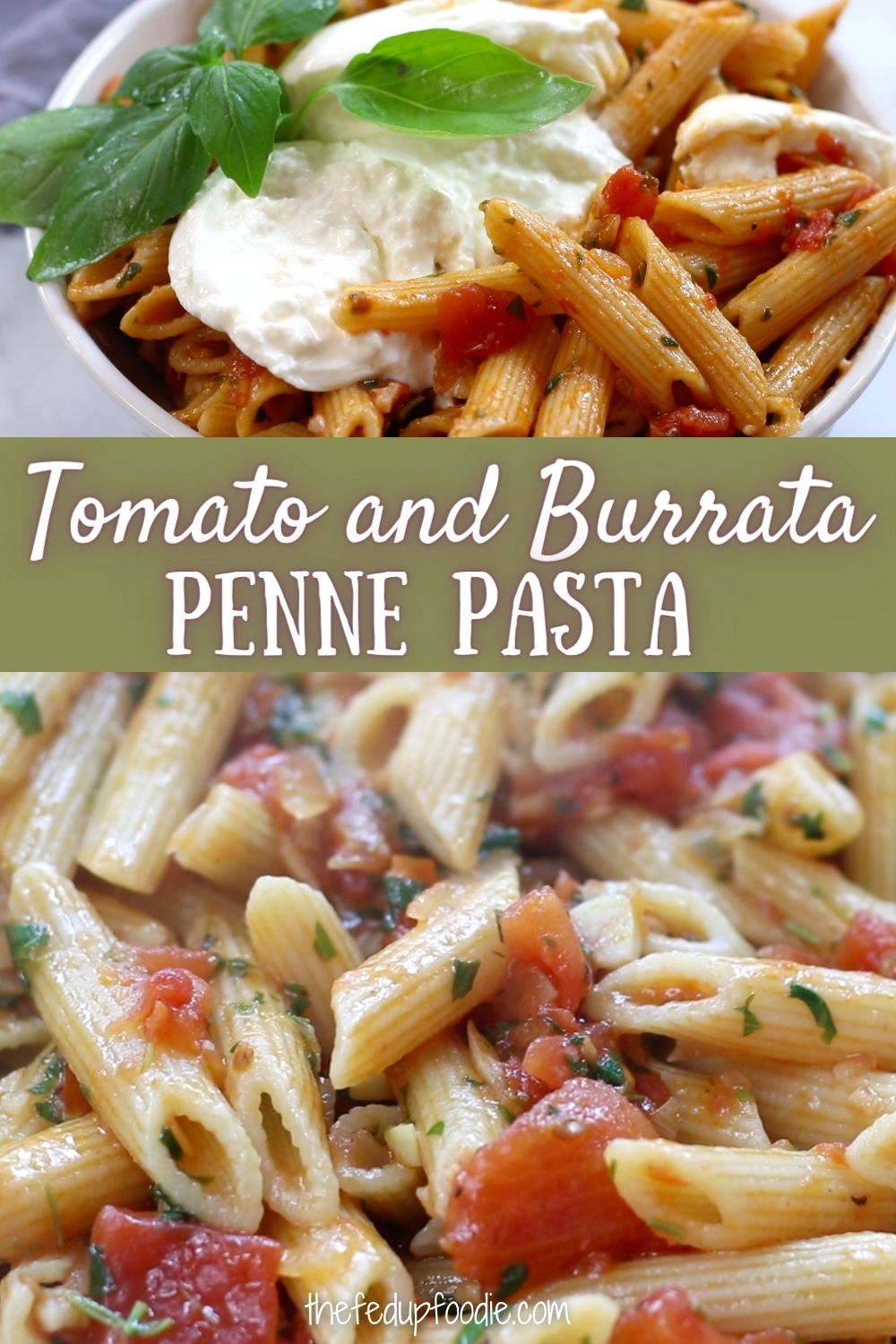 Tomato and Burrata Penne Pasta is a quick and light homemade Italian meal that the whole family will adore. So easy and delicious with fresh herbs and al dente pasta. Top with creamy burrata and you will feel like your eating dinner at an Italian sidewalk cafe.
#TomatoPennePasta #TomatoPenne #PenneNoodleRecipesEasy #BurrataPasta #PastaWithBurrataCheese 