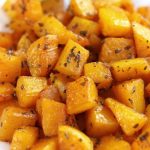 Up close photo of Roasted Butternut Squash.