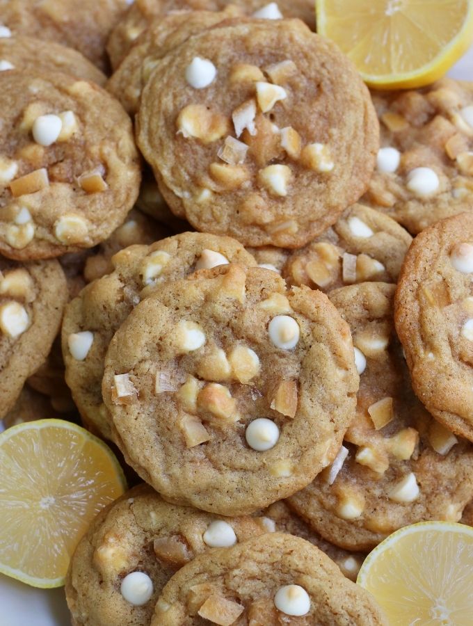 Lemon White Chocolate Cookies