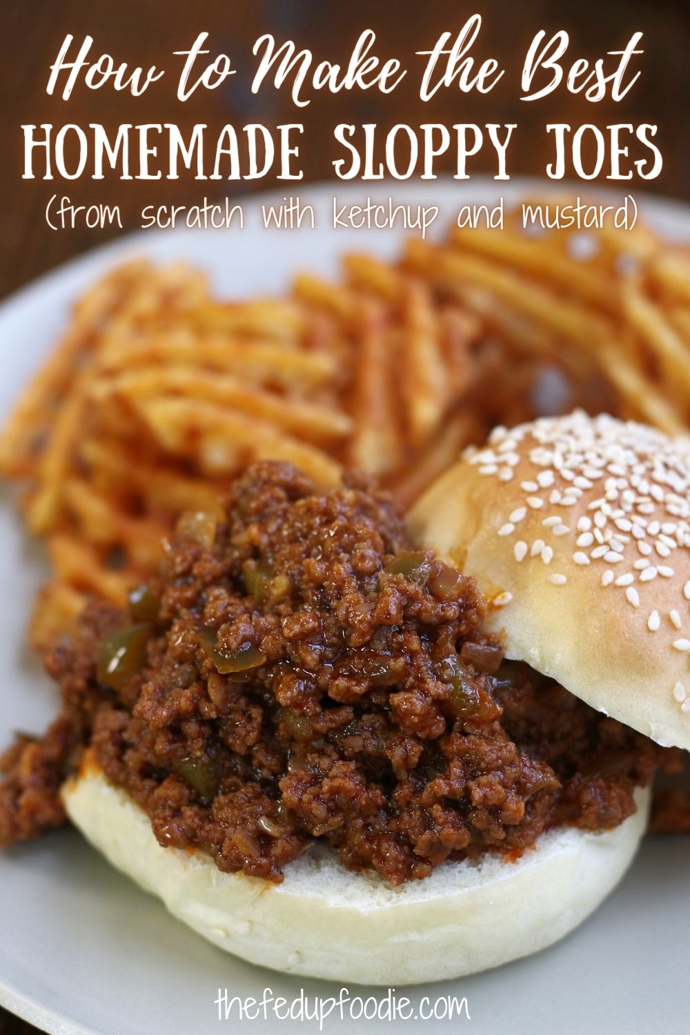 Family friendly Homemade Sloppy Joes have the perfect balance of sweetness to tanginess and are extremely tasty and satisfying. With a thick from-scratch sauce made the old fashioned way, these sandwiches are perfect as an easy weeknight meal. 
#SloppyJoesWithKetchup #SloppyJoesWithBrownSugar #SloppyJoesWithDijonMustard #SloppyJoesWithOnionsAndPeppers #SloppyJoesWithTomatoPaste #SloppyJoesWithWorcestershireSauce #DIYSloppyJoes