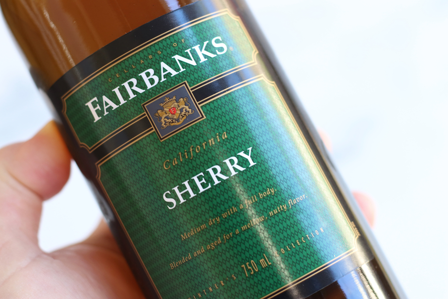 Sherry wine for Green Bean Stir Fry.