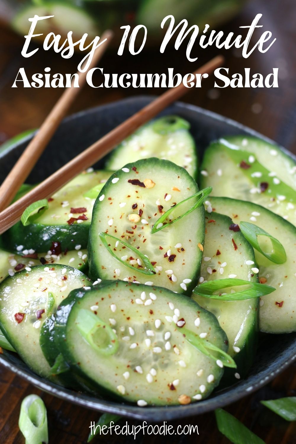 Asian Cucumber Salad is one of the easiest side dishes that is made with simple ingredients. This recipe comes together in under 10 minutes and is incredibly mouthwatering. One of the best salads to have on a hot summer evening. 
#AsianCucumberSalad #AsianCucumberSaladRecipe #AsianCucumberSaladRecipeRiceVinegar #AsianCucumberSaladRecipeSesameOil #AsianCucumberSaladSoySauce 