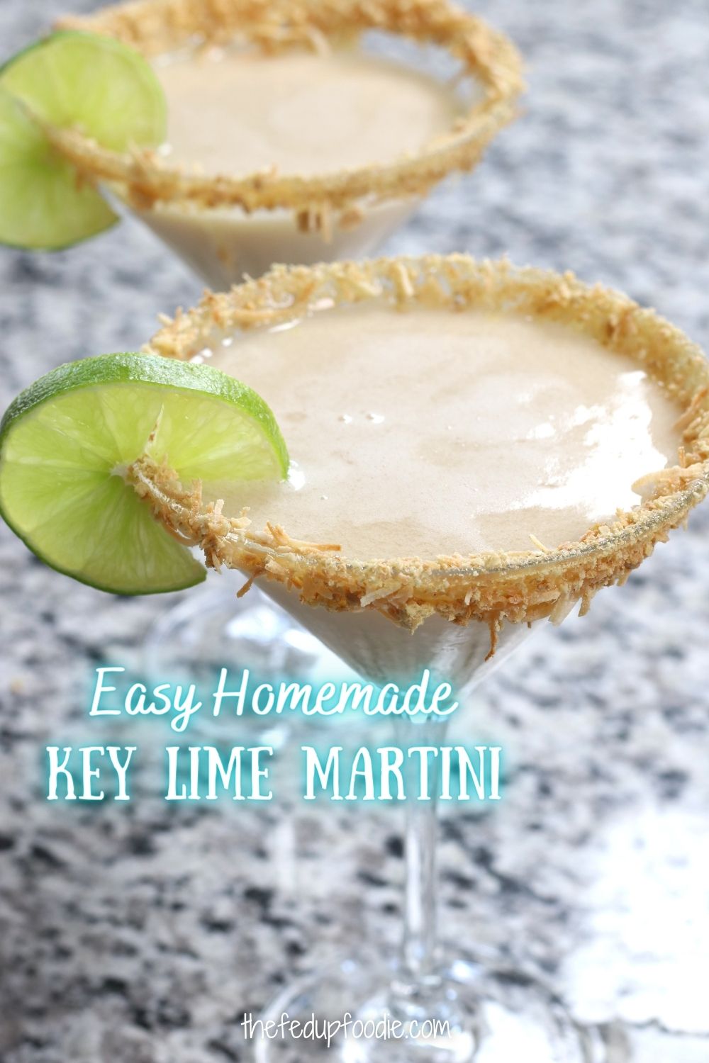 This Key Lime Martini recipe is creamy, tangy and incredibly refreshing. Made with dark rum, vanilla vodka and key lime juice, this is an easy cocktail to enjoy for summer, New Year's Eve or as a treat for citrus lovers. 
#KeyLimeMartini #KeyLimeMartiniRecipe #KeyLimeMartiniRecipeVanillaVodka #EasyKeyLimeMartini #CoconutKeyLimeMartini #KeyLimePieMartini #KeyLimePieMartiniRecipe