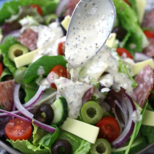 Luxurious Homemade Creamy Italian Dressing