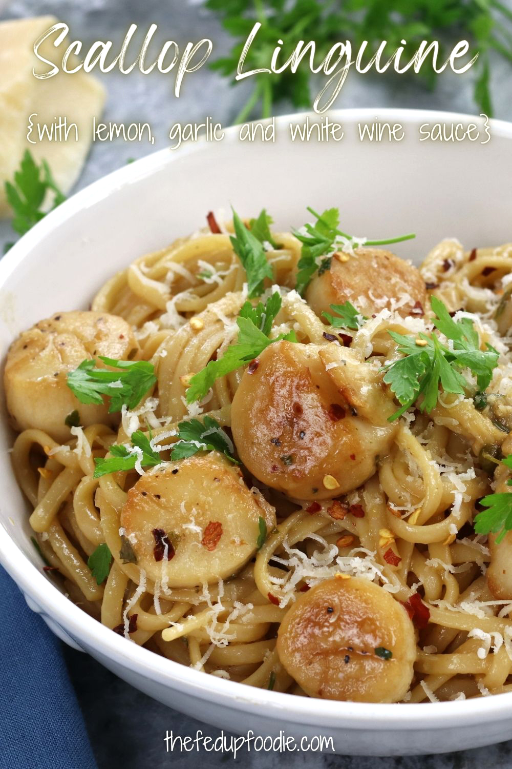 Scallop Linguine is an incredibly easy and fast pasta dish that brings together seared scallops and perfectly cooked linguine in a lemon garlic white wine sauce. This dish is elevated with the unique brininess of capers and anchovy fillets making it a delicious seafood pasta experience that is both elegant and comforting.
#ScallopLinguineRecipes #ScallopLinguine #ScallopLinguinePasta #ScallopDinnerIdea #ScallopPasta #ScallopPastaRecipe #EasyScallopPastaRecipe